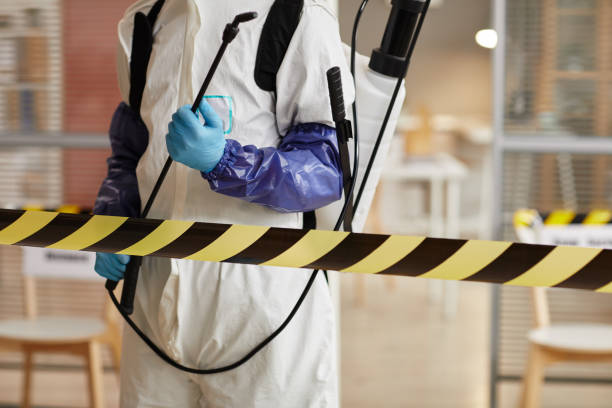 Professional Blood Cleanup technician working in Clayton, NC